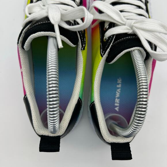 Air Walk Roxie Black Rainbow Pride Color Shoes Size Women's‎ 7M - Picture 5 of 7